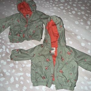 Floral Kids Jacket with Hood